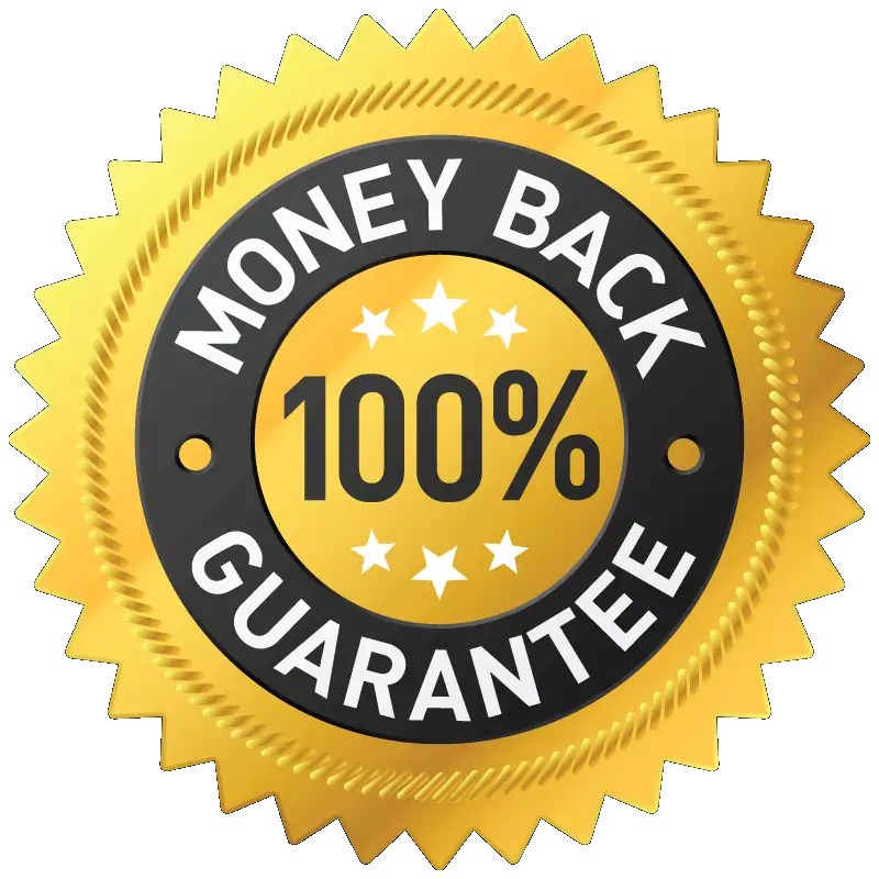 Satisfaction guarantee gold seal